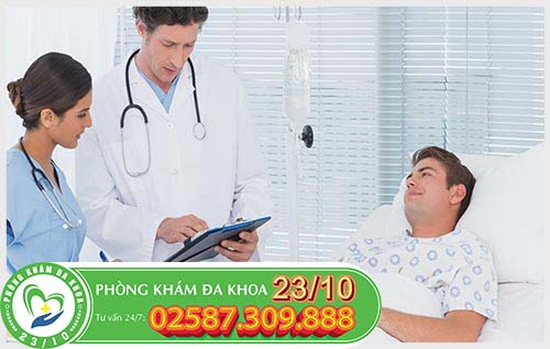 hỗ trợ điều trị tiểu buốt, tiểu ra máu sau quan hệ tại Phòng Khám 23/10